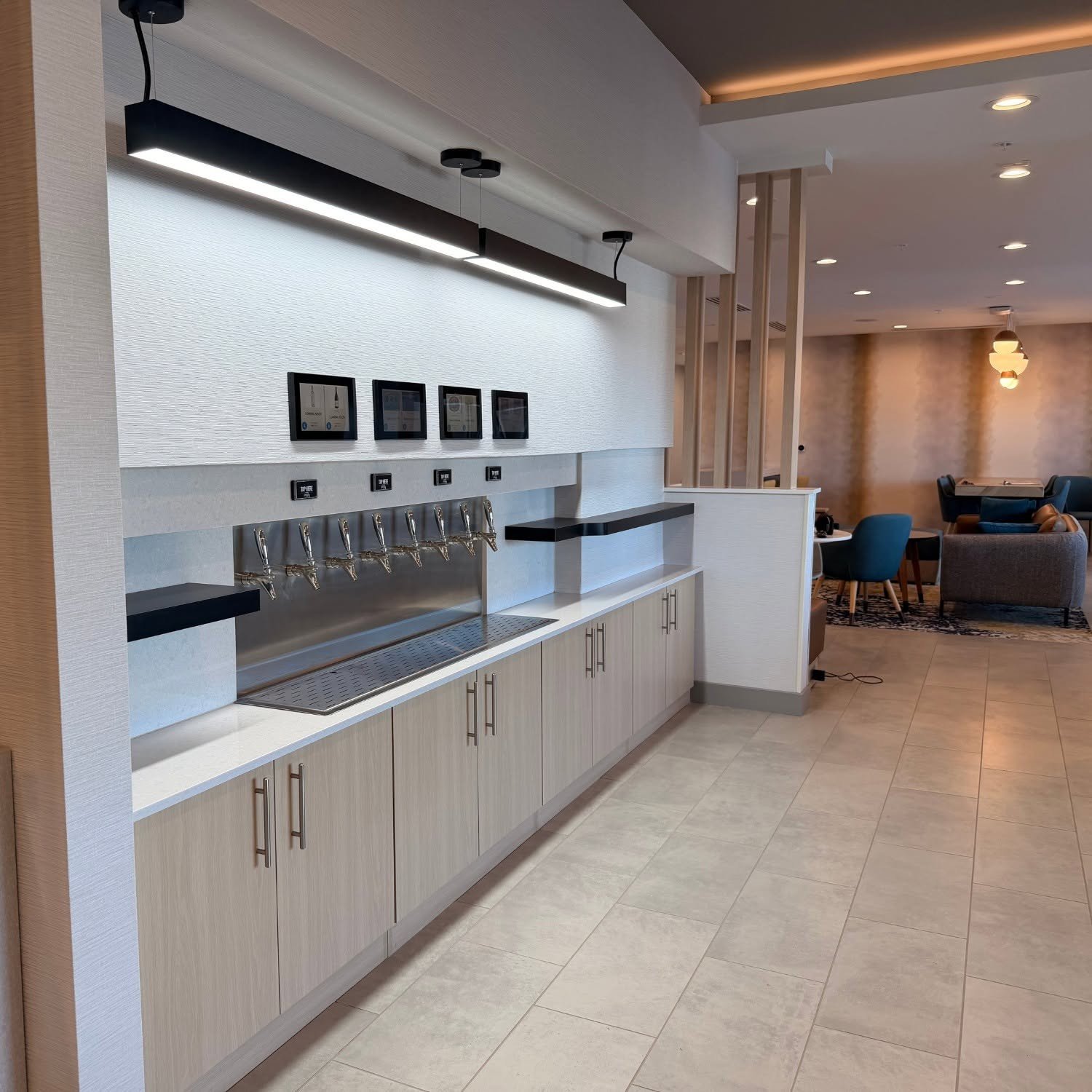 Did you know our recently completed TownePlace Suites by Marriott Lebanon PA  has a self-pour beer wall? 

Grab a glass, pour your own beer, and enjoy a leisurely drink with friends at your own pace.  Featuring a rotating selection of local craft bre
