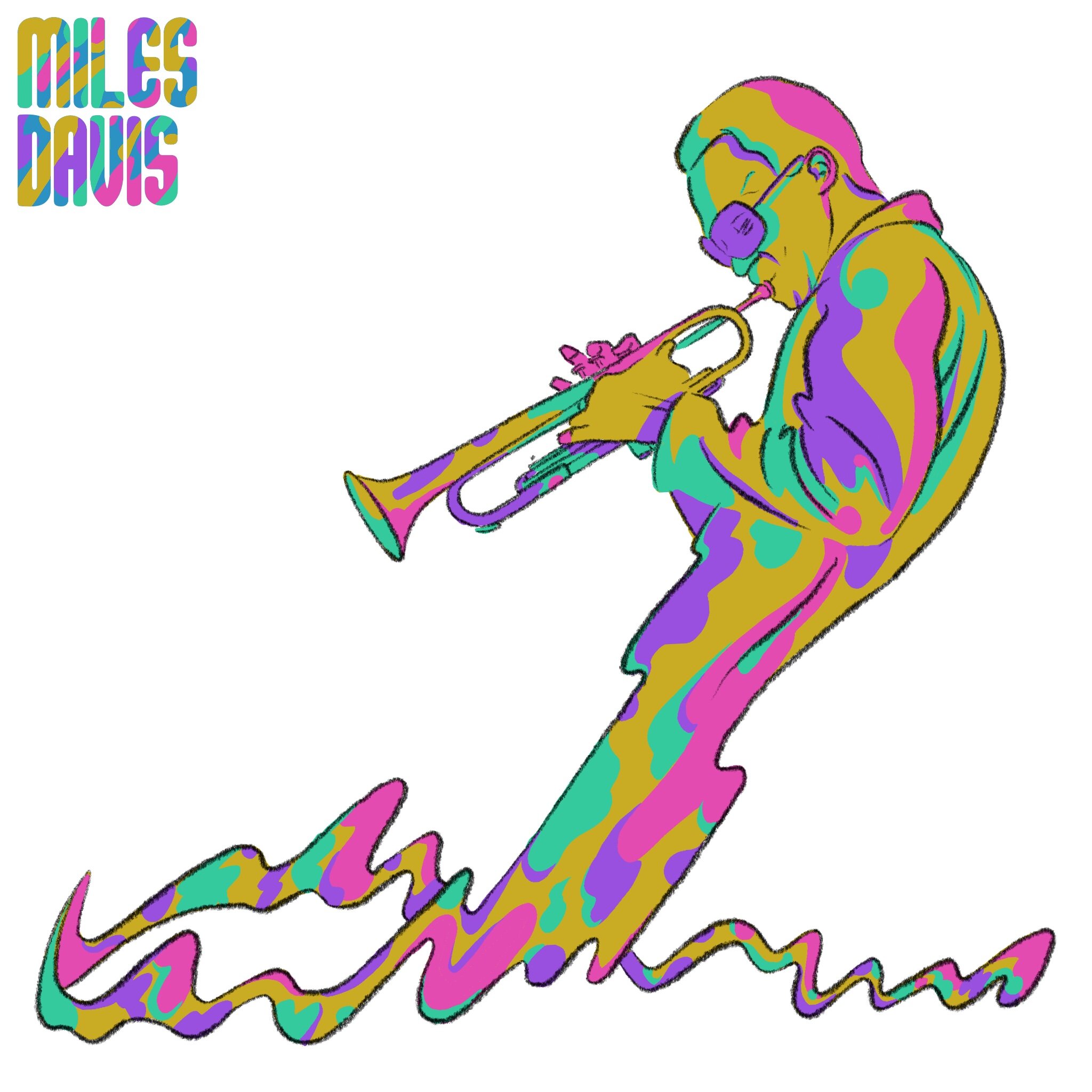 Miles Davis Record cover for Secret 7s