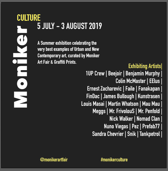 Moniker Culture Wall Graphic