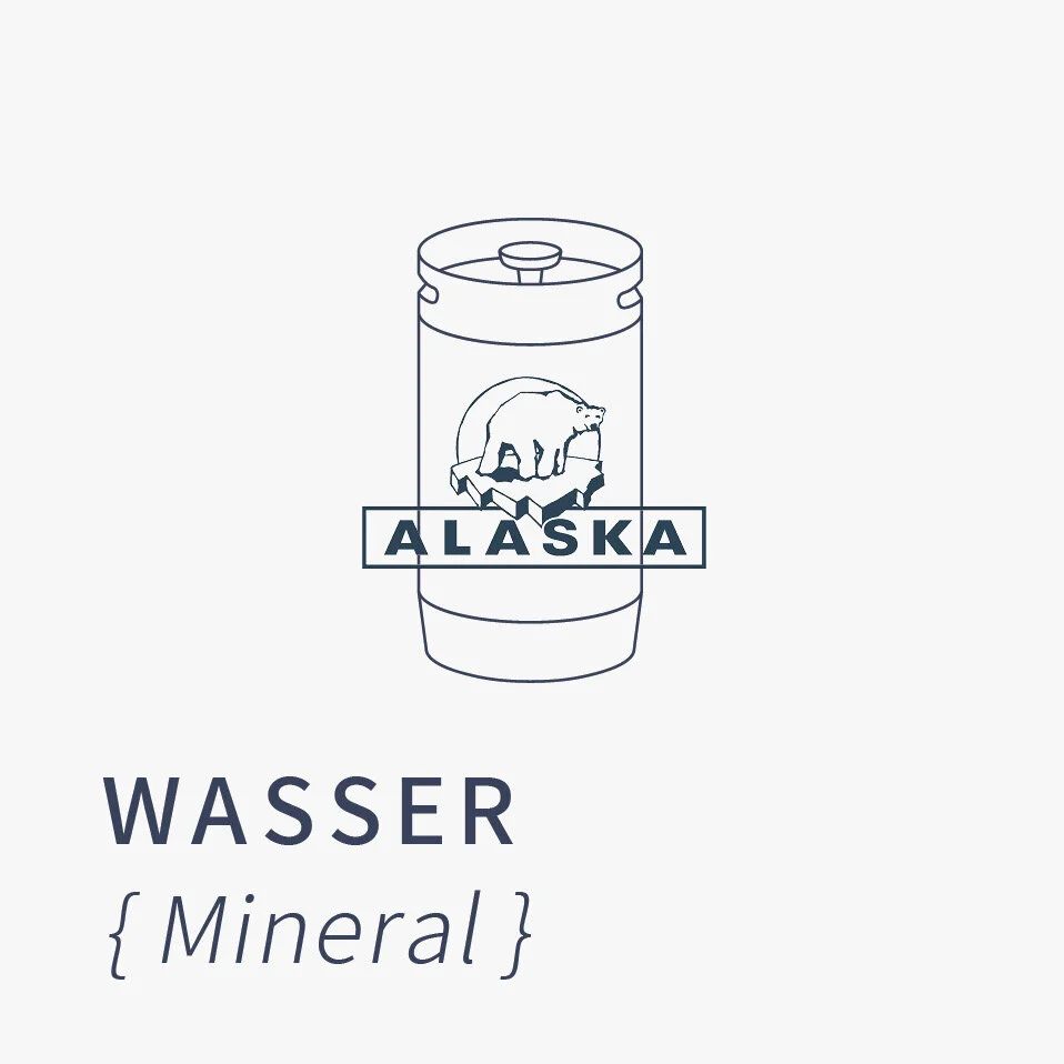 20,5 LITER FASS ALASKA MINERALWASSER [inkl. Pfand 30 Euro]