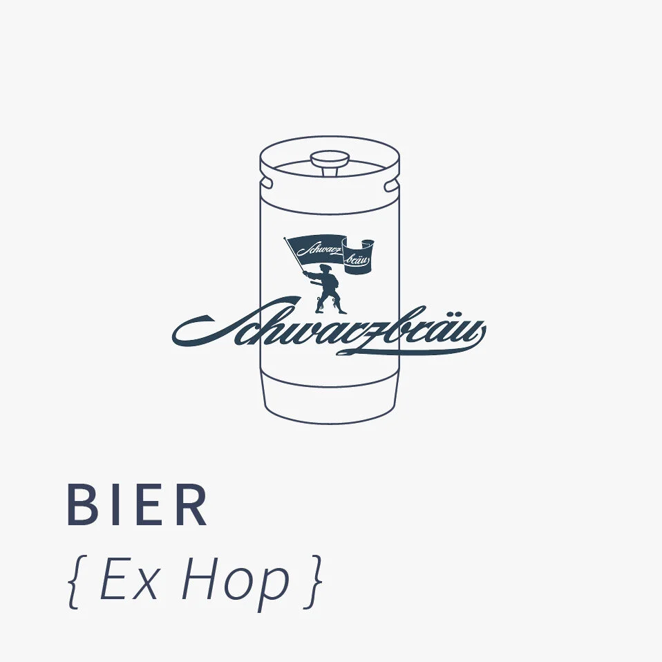20 LITER FASS SCHWARZBRÄU EX &amp; HOP [inkl. Pfand 30 Euro]