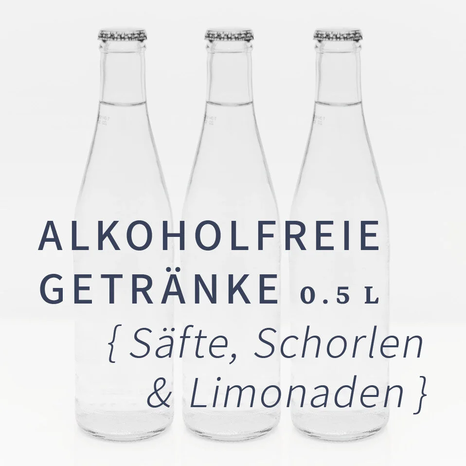 ALKOHOLFREIE GETRÄNKE : 0,5 L in der Flasche