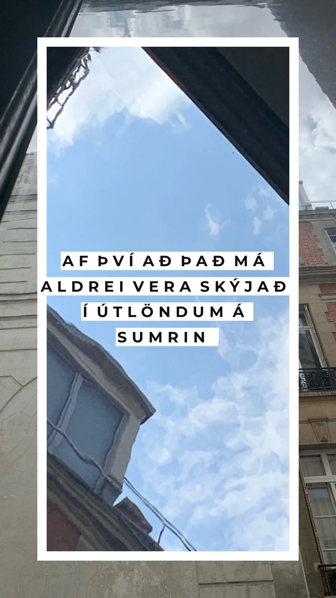 Stara í gegnum gler