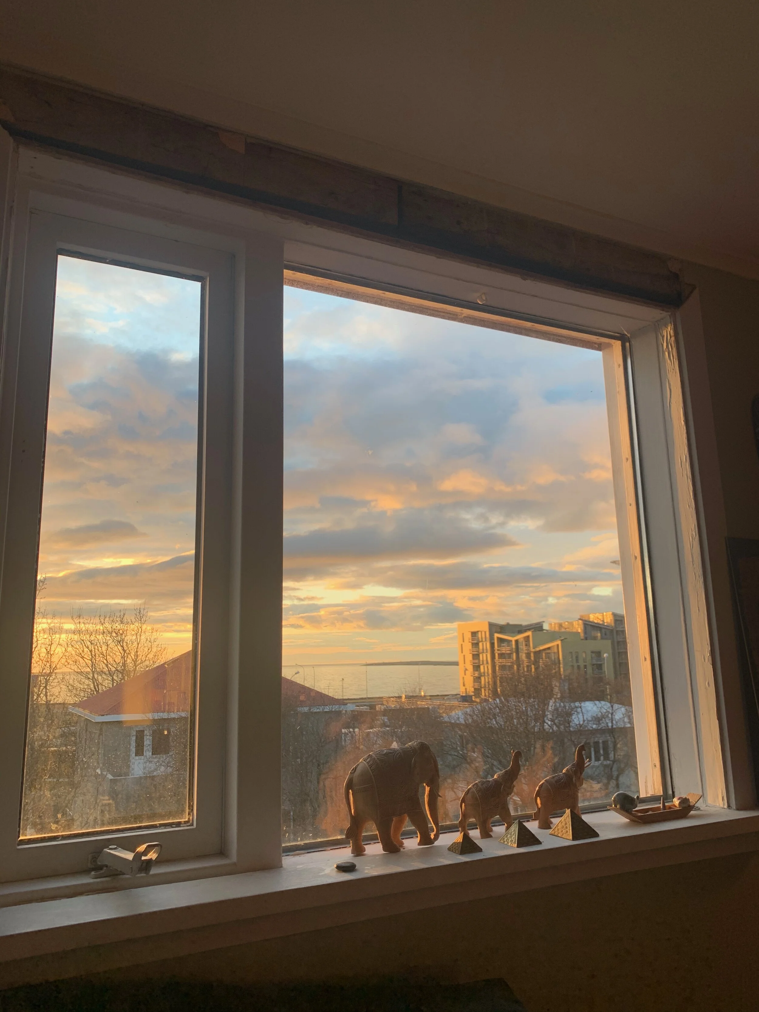 Hrikalega fallegt veður