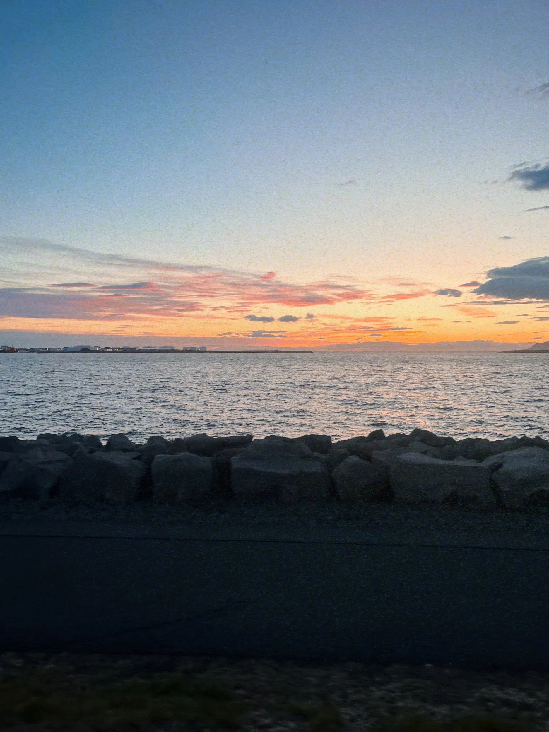 Watching the sun go down