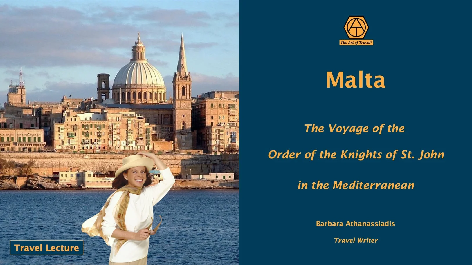 Lecture on The Knights of Malta at the ARGO Gallery, Athens, Greece 