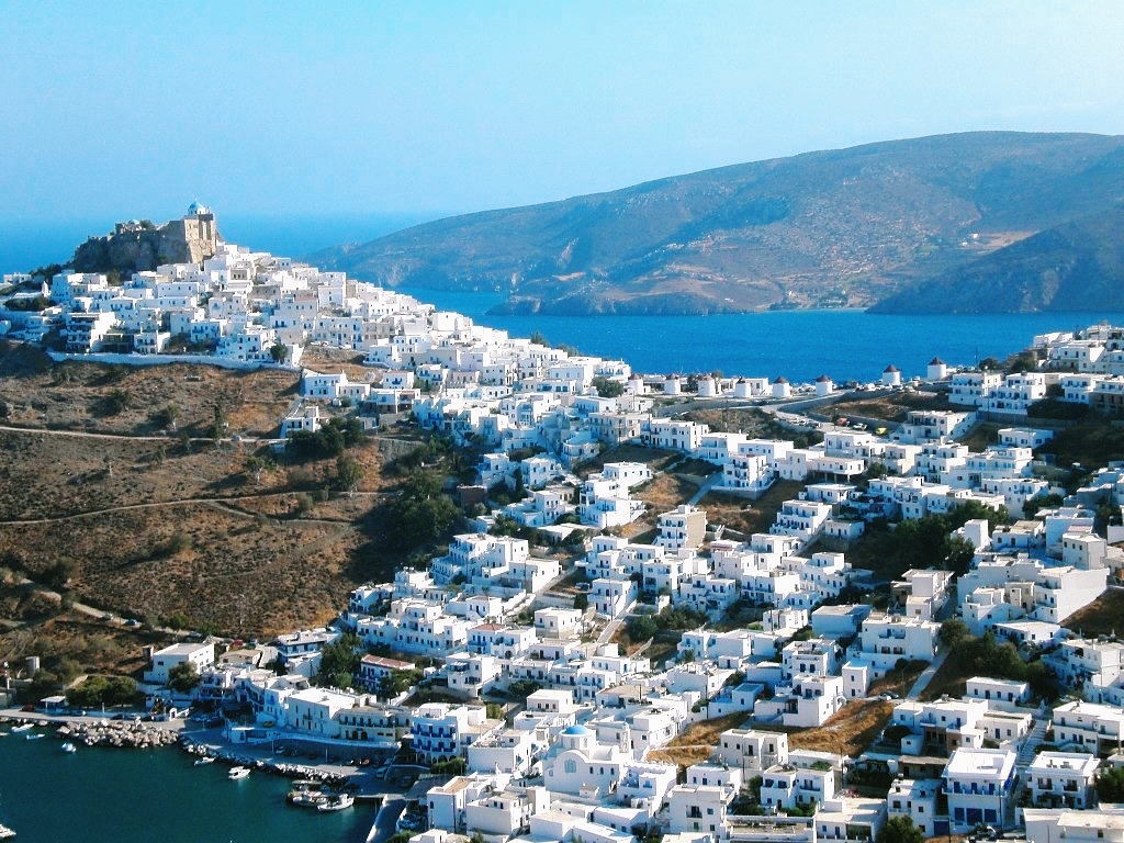 The island of Astypalea in the Dodecanese, Greece