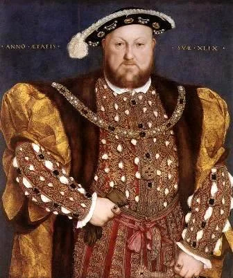 The portrait of Henry VIII of England by Hans Holbein