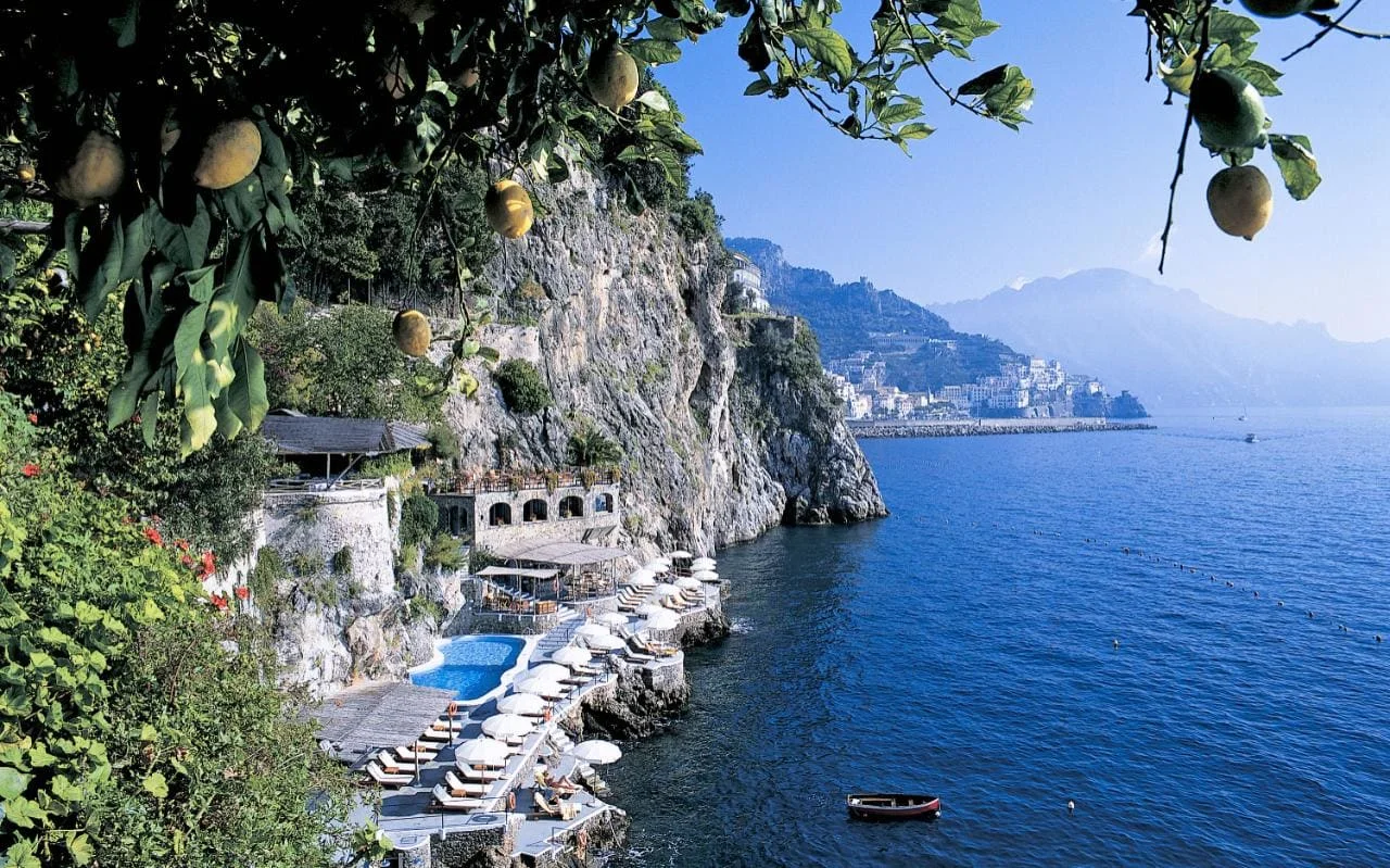 The Hotel Santa Caterina in Amalfi