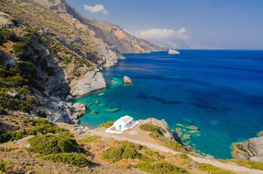 Amorgos, the easternmost island in the Cyclades