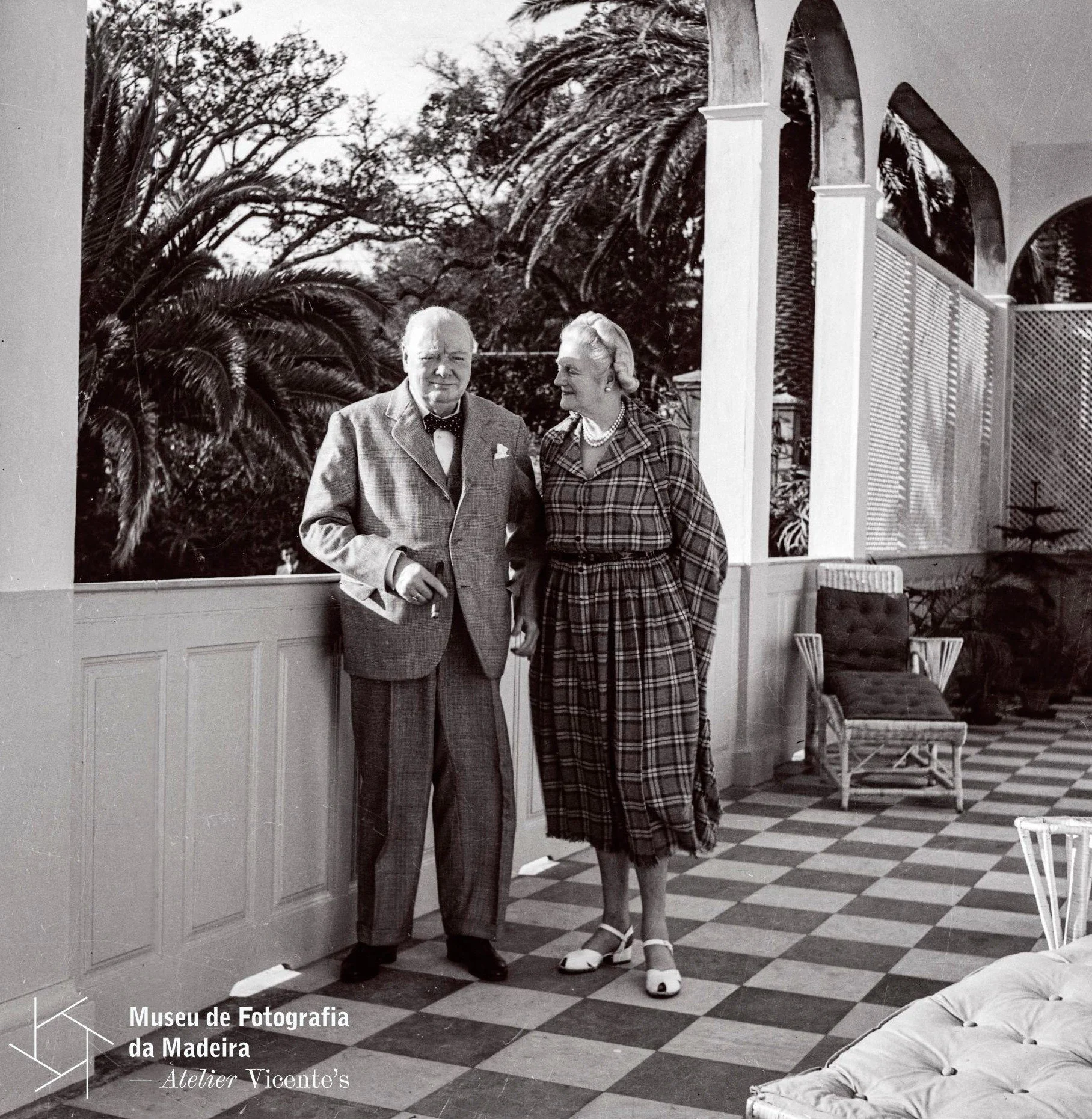 Winston Churchill at Reid’s Palace in Madeira