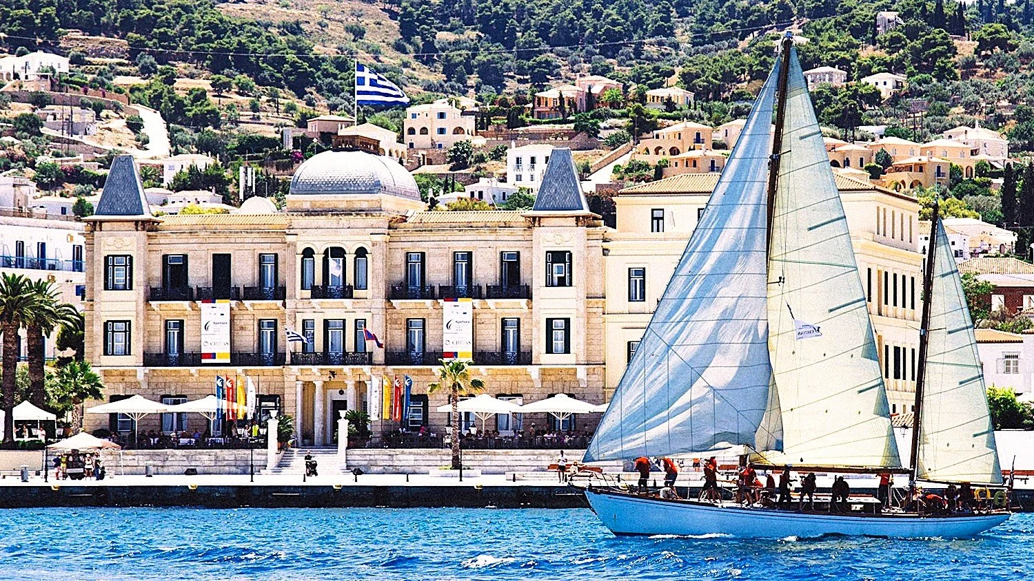 The Poseidonion Grand Hotel in Spetses, Greece