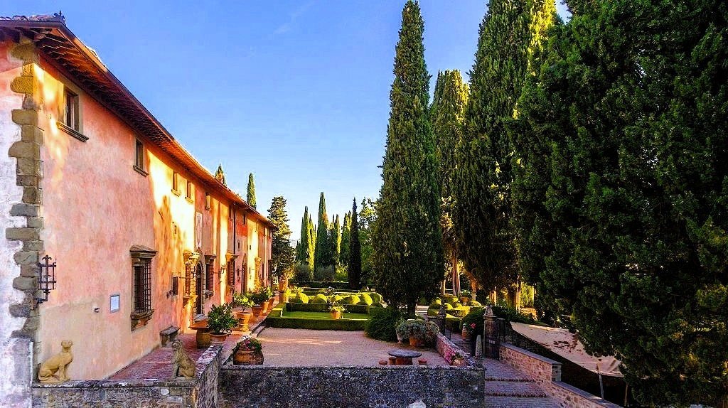 Noble families' vineyards in Tuscany, Italy