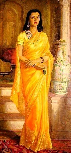 The Maharani of Jaipur, India