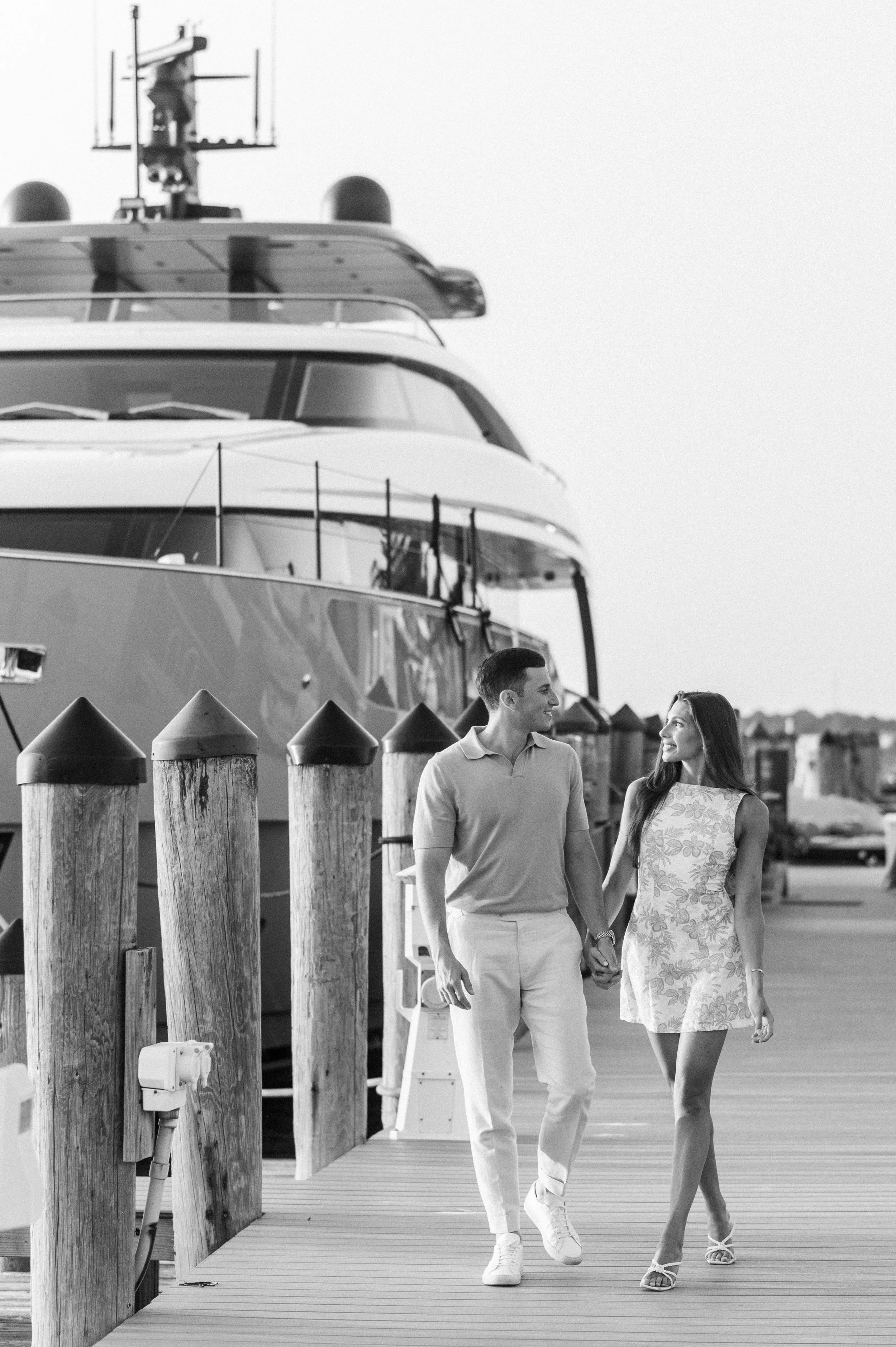 Elena &amp; Dylan – Si Si at East Hampton Point  Engagement