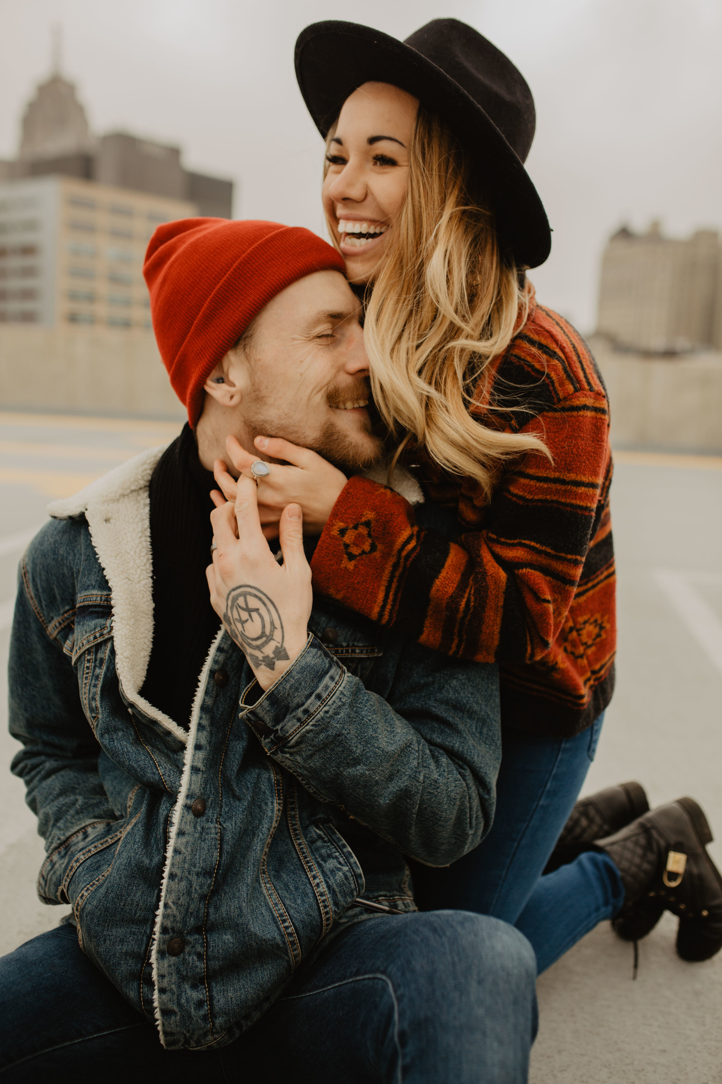 Downtown Detroit Couple Session // Taylor & Alex — Emily DeKoster ...