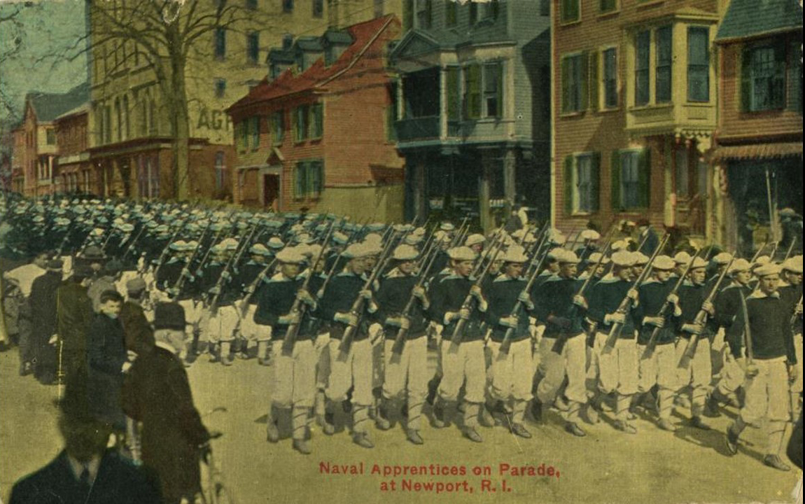 Lower Broadway, looking north-east from in front of the Army-Navy YMCA, c. WW1. Much of this streetscape is still there.