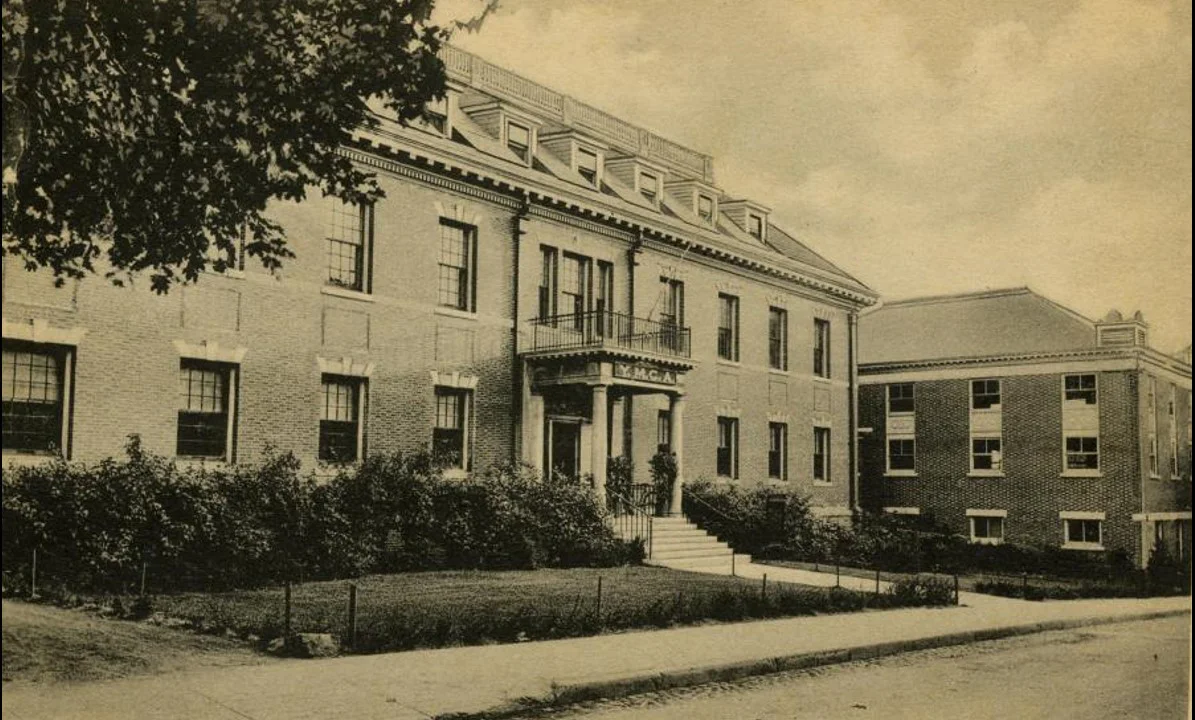 After Theophilus went down Broadway to Washington Square, turned left on Thames, he went one street down and turned left on Mary Street to find the YMCA (not the Army & Navy YMCA). This building, constructed with funds given by Alfred Gwynne Vanderbilt in 1908, was dedicated to his father Cornelius Vanderbilt II. Alfred would perish in the sinking of the Lusitania in 1915.