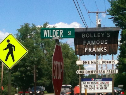 Wilder Street former drive to the Amos Wilder Company.