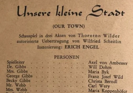 Our Town’s Reach Across Space &amp; Time