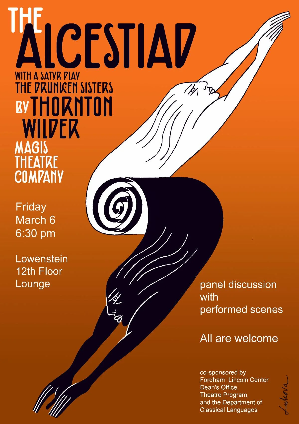 Wilder’s The Alcestiad - A Forum on March 6 