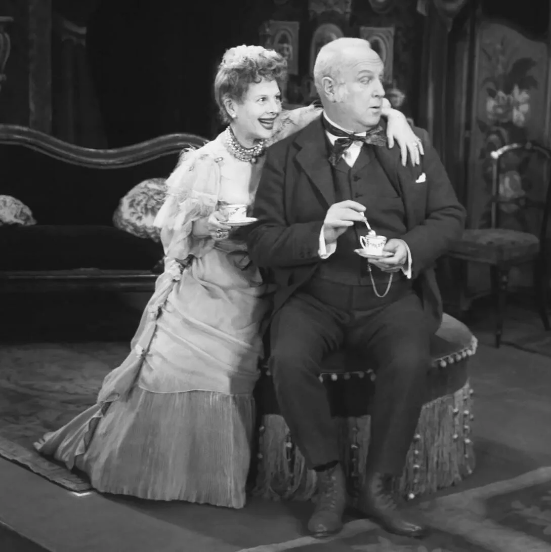 On this day in 1955, Wilder's play The Matchmaker opened on Broadway starring Ruth Gordon (pictured here with Loring Smith) as Dolly Levi and directed by Tyrone Guthrie. It ran for 486 performances. It later was adapted as the musical Hello, Dolly!  