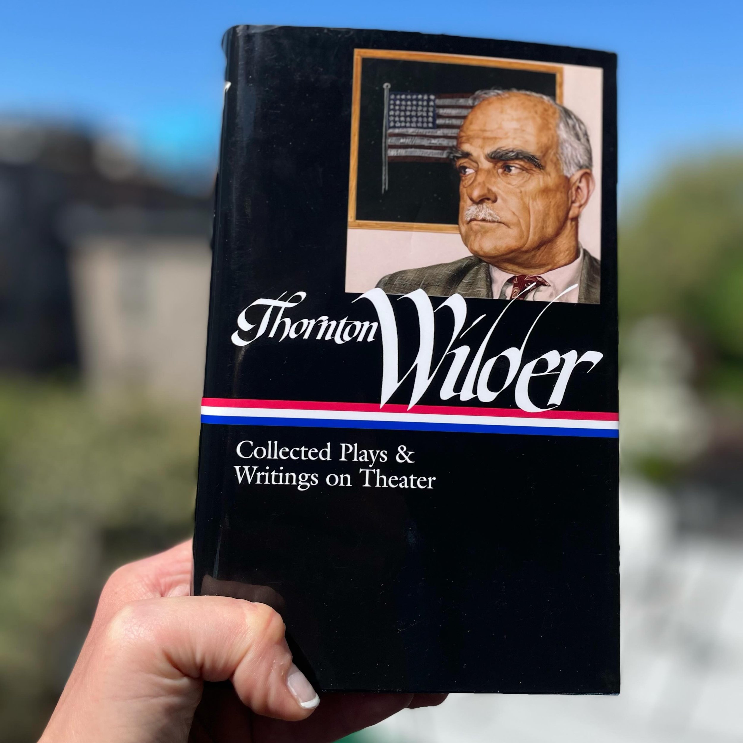 Our book of the month is the gorgeous volume @libraryofamerica THORTON WILDER: COLLECTED PLAYS &amp; WRITINGS ON THEATRE.

The most comprehensive one-volume edition of Thornton Wilder&rsquo;s work ever published, this compendium allows you to see the
