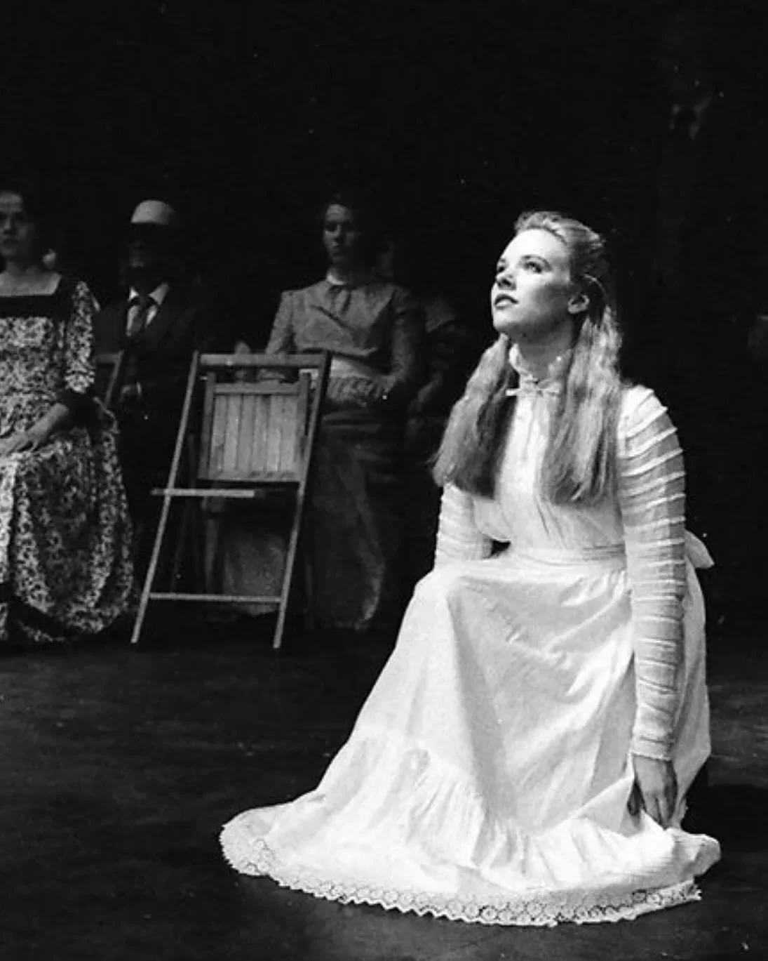 This week from the Our Town archives, we&rsquo;re looking back at the 1990 White River Festival production, directed by Michael Friedman. Pictured are Jeffrey Donavan (George) and Emily Skinner (Emily).

#thorntonwilder #ourtown #fromthearchives #the
