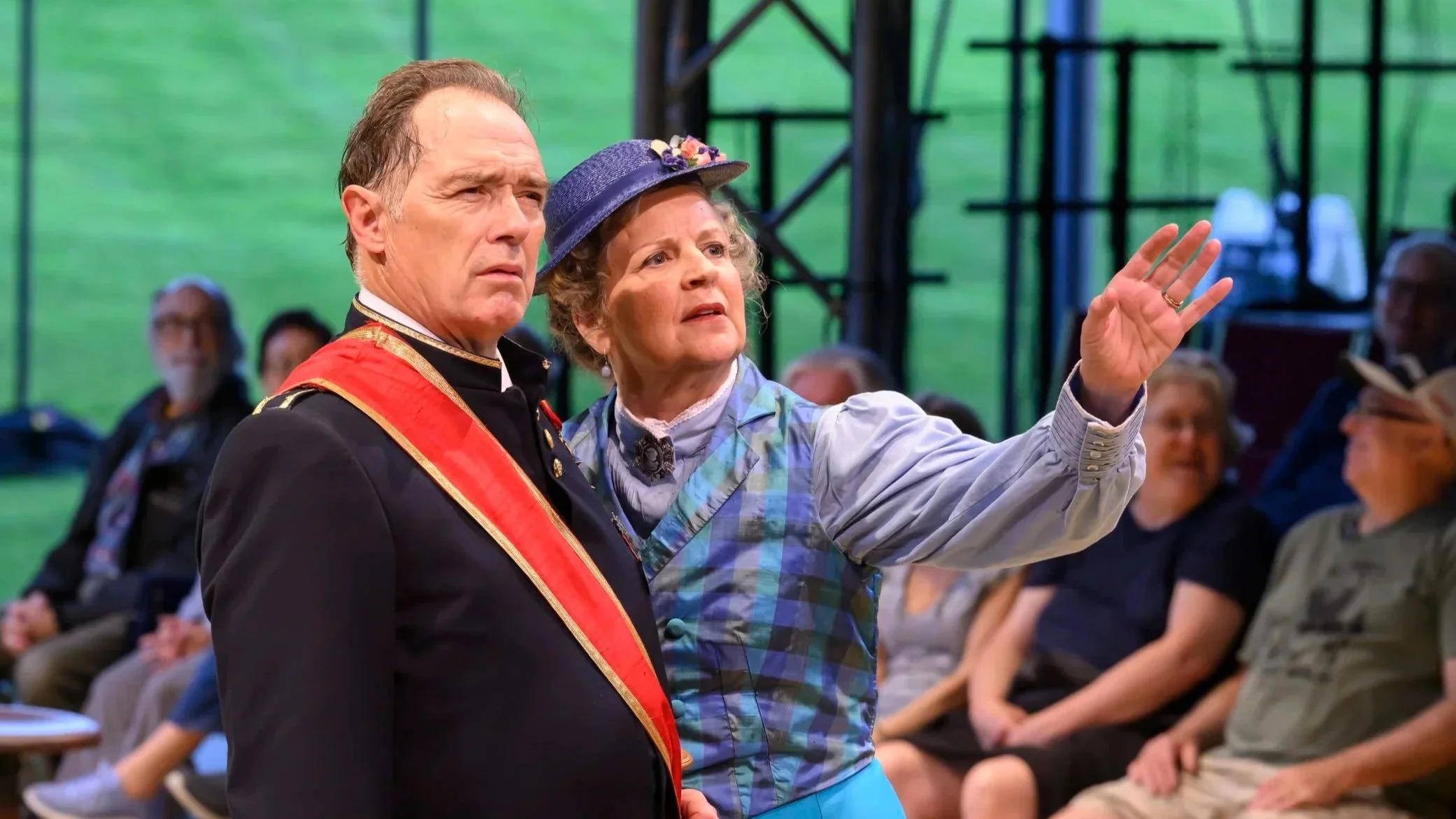   NANCE WILLIAMSON &amp; KURT RHODES AT HUDSON VALLEY SHAKESPEARE IN 2025.    