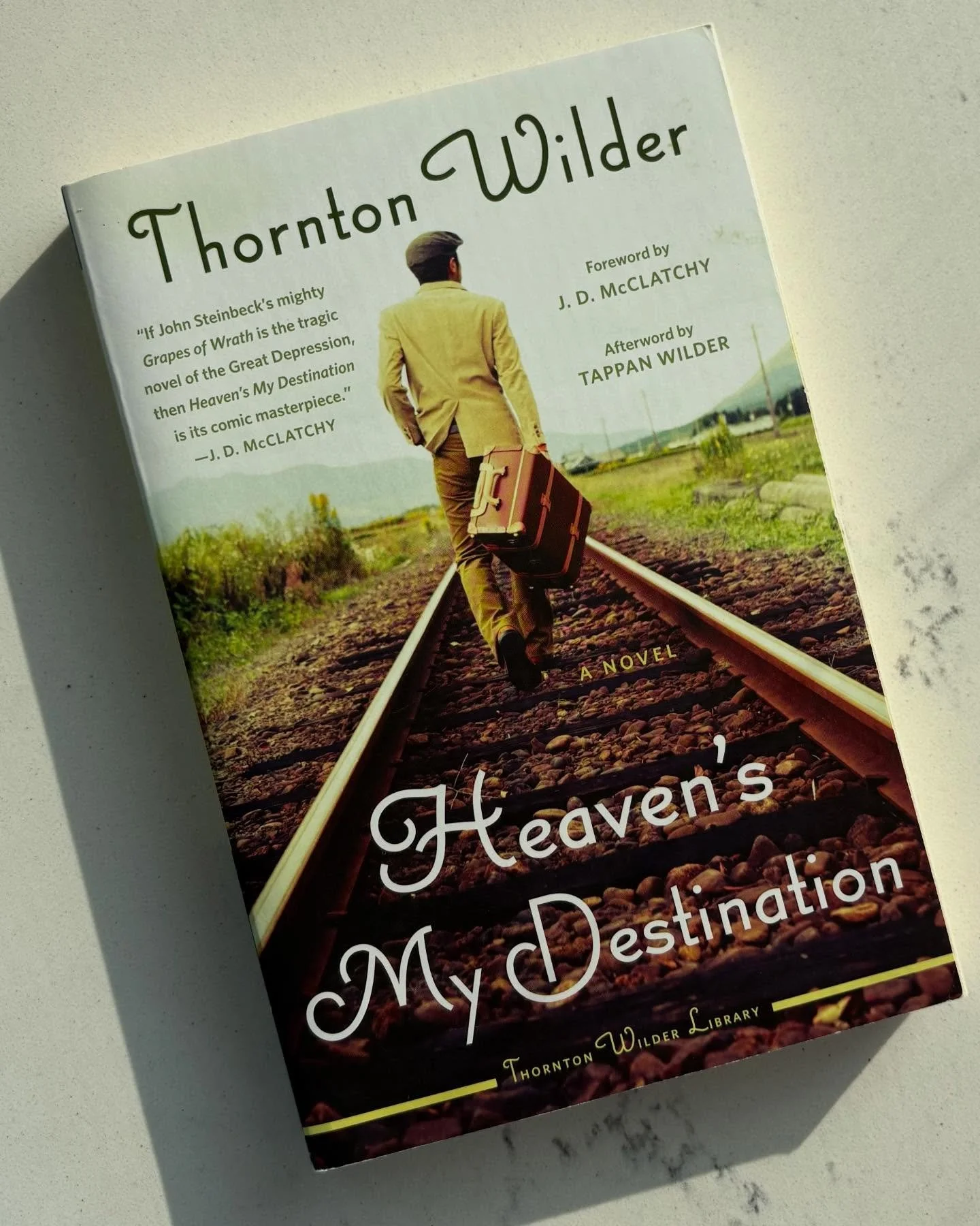 First published on this day in 1934, Heaven&rsquo;s My Destination features one of Wilder&rsquo;s most memorable characters - George Marvin Brush. 

Brush, a traveling textbook salesman and a fervent religious convert, is determined to lead a good li