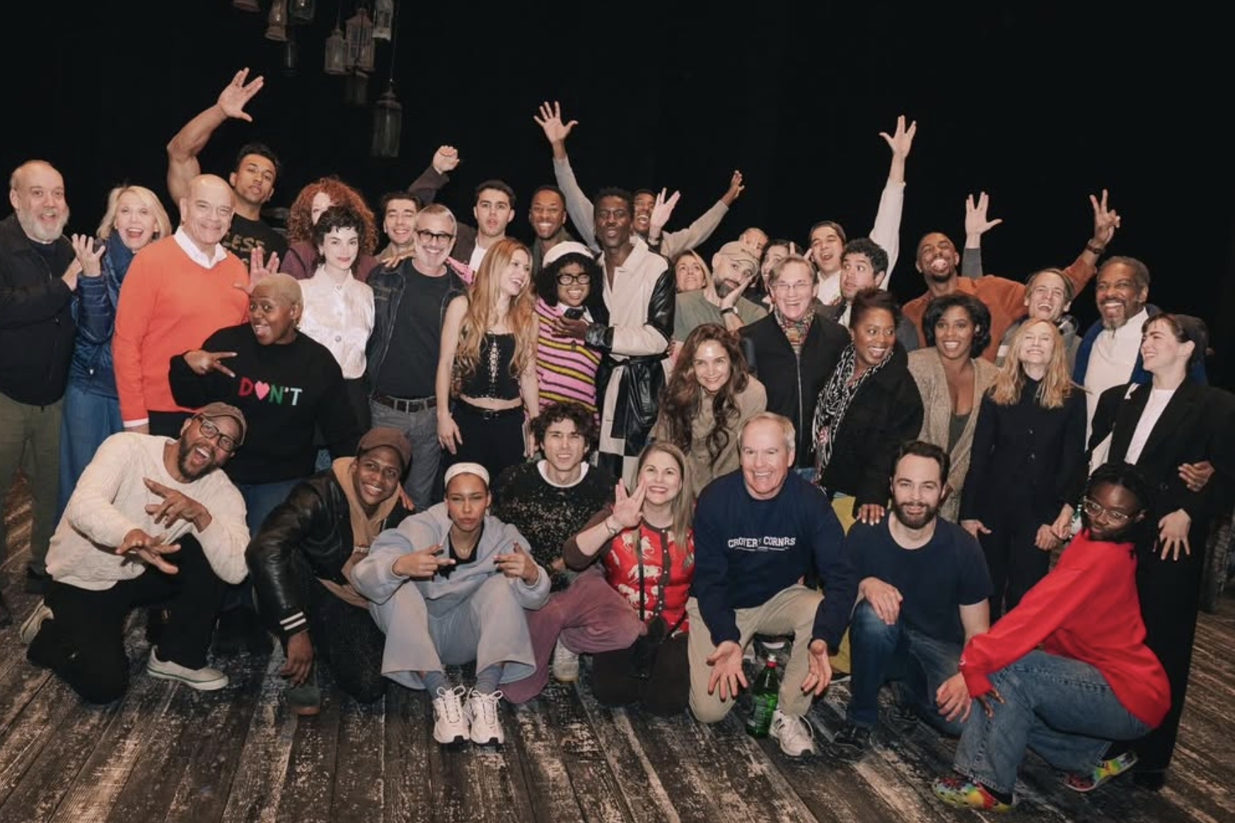  The casts of Our Town Broadway and Starfleet Academy backstage at the Barrymore Theater 2025 