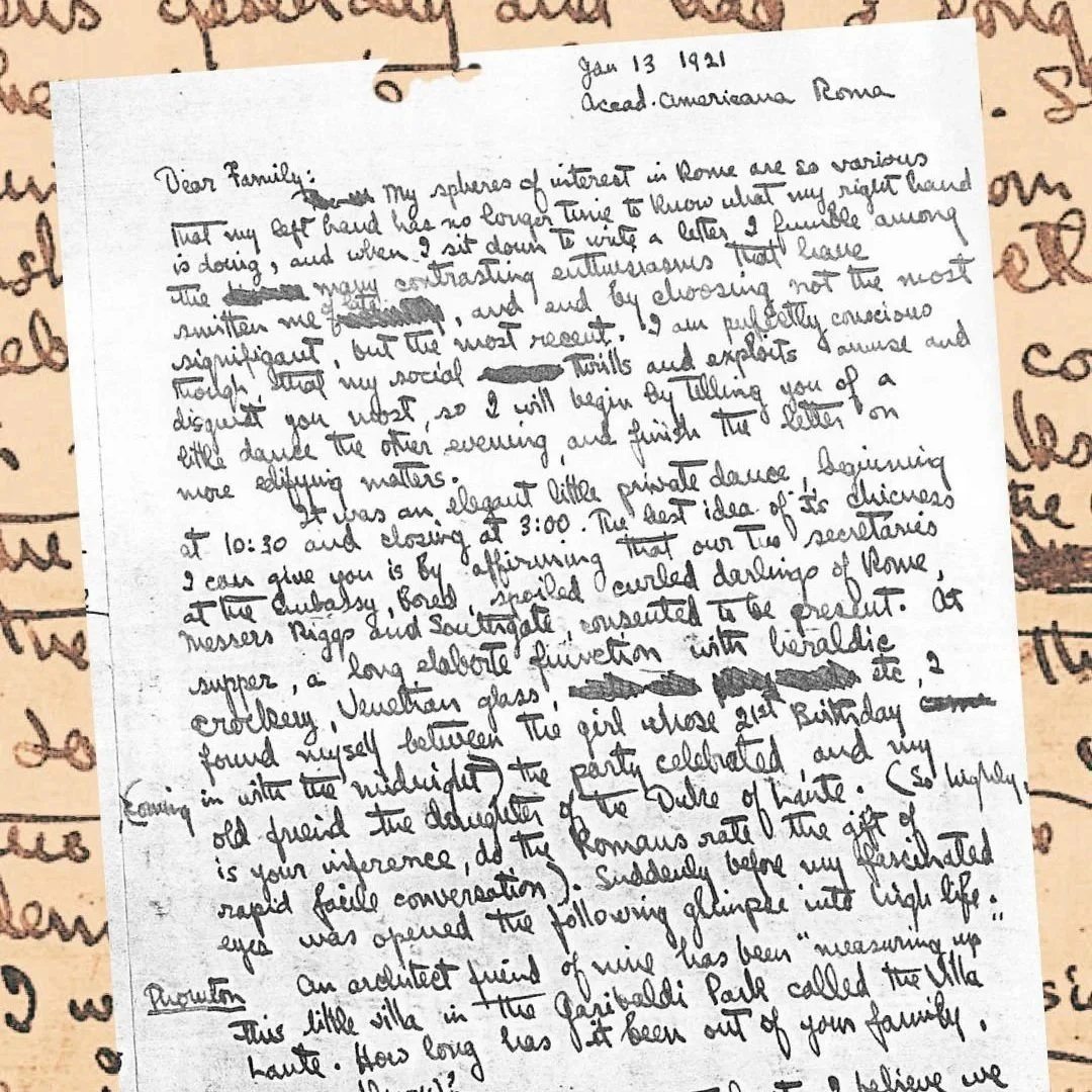 A Letter From Rome 