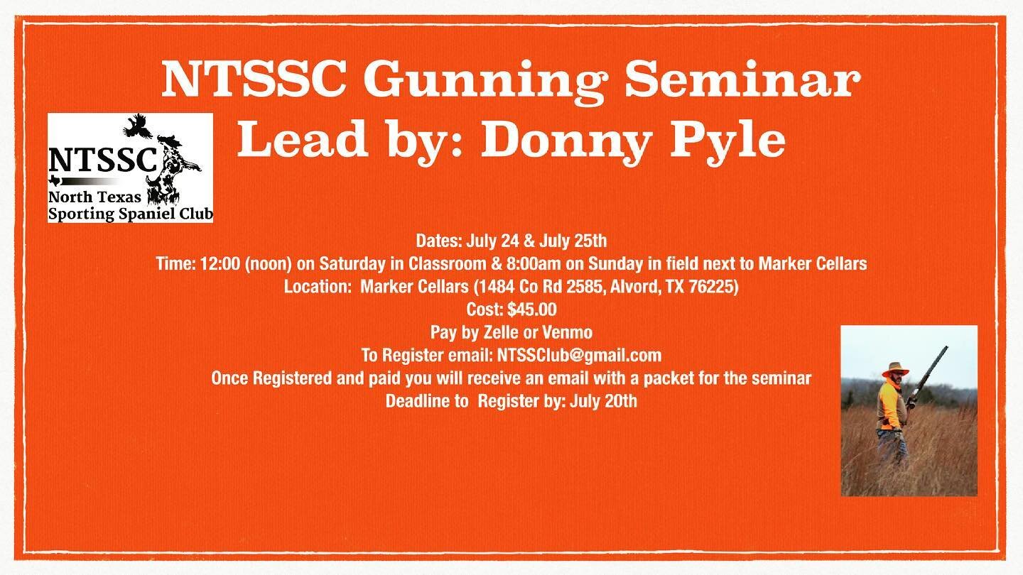 Sign up for the Seminar today! Email NTSSClub@gmail.com