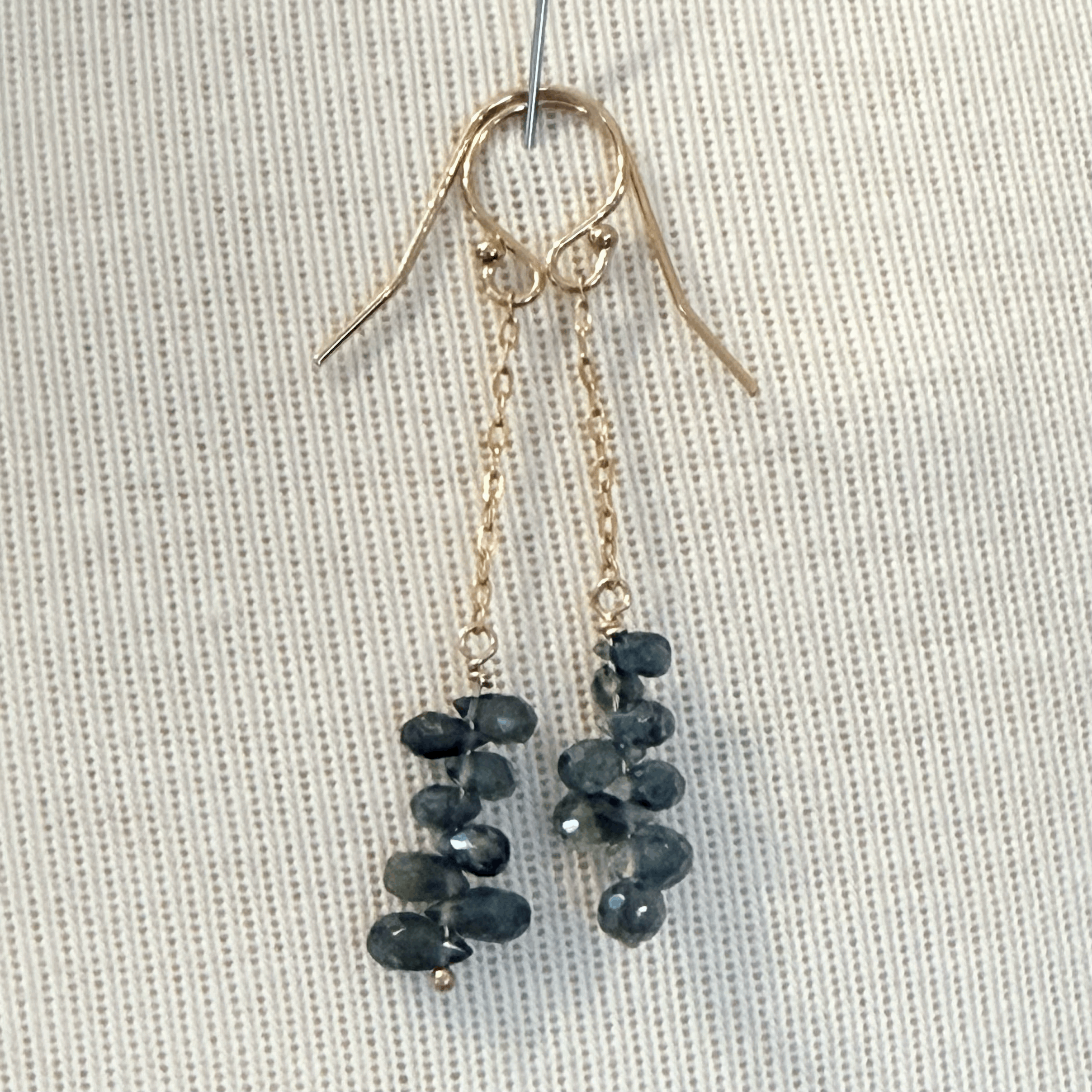 Sapphire Drop Earrings