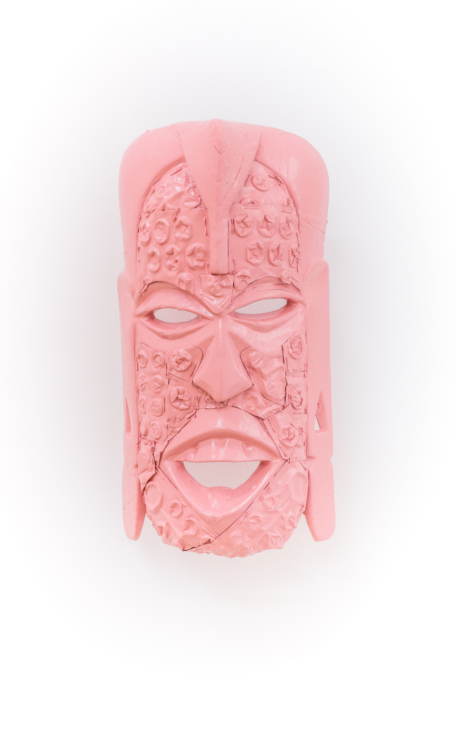 PSYCHOTROPICUM 1200mg III used pill blisters, metall, resin, laque & spray paint on wood 25 x 35 cm, 2018