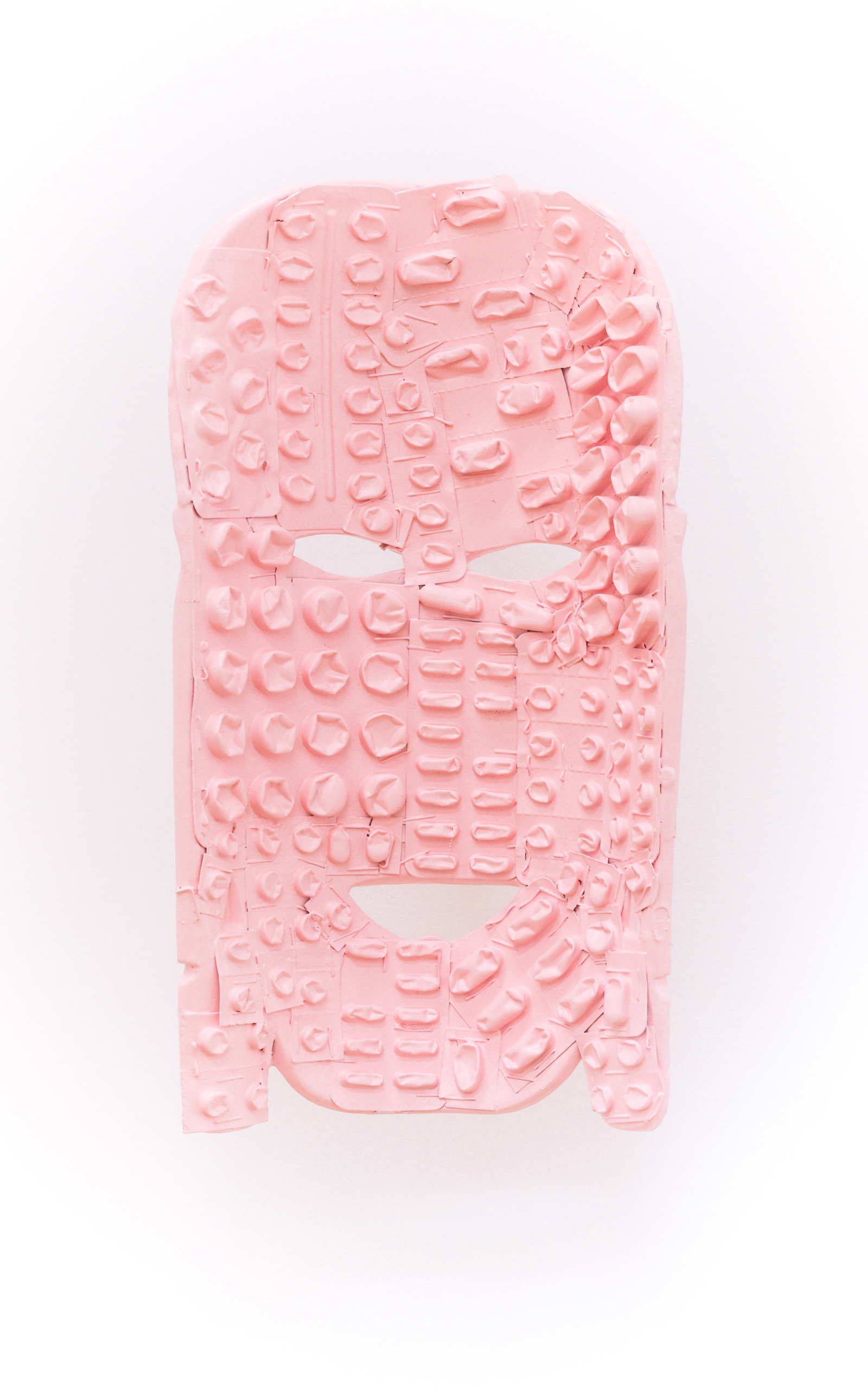 PSYCHOTROPICUM 1200mg I used pill blisters, metall, resin, laque & spray paint on wood 30 x 40 cm, 2018