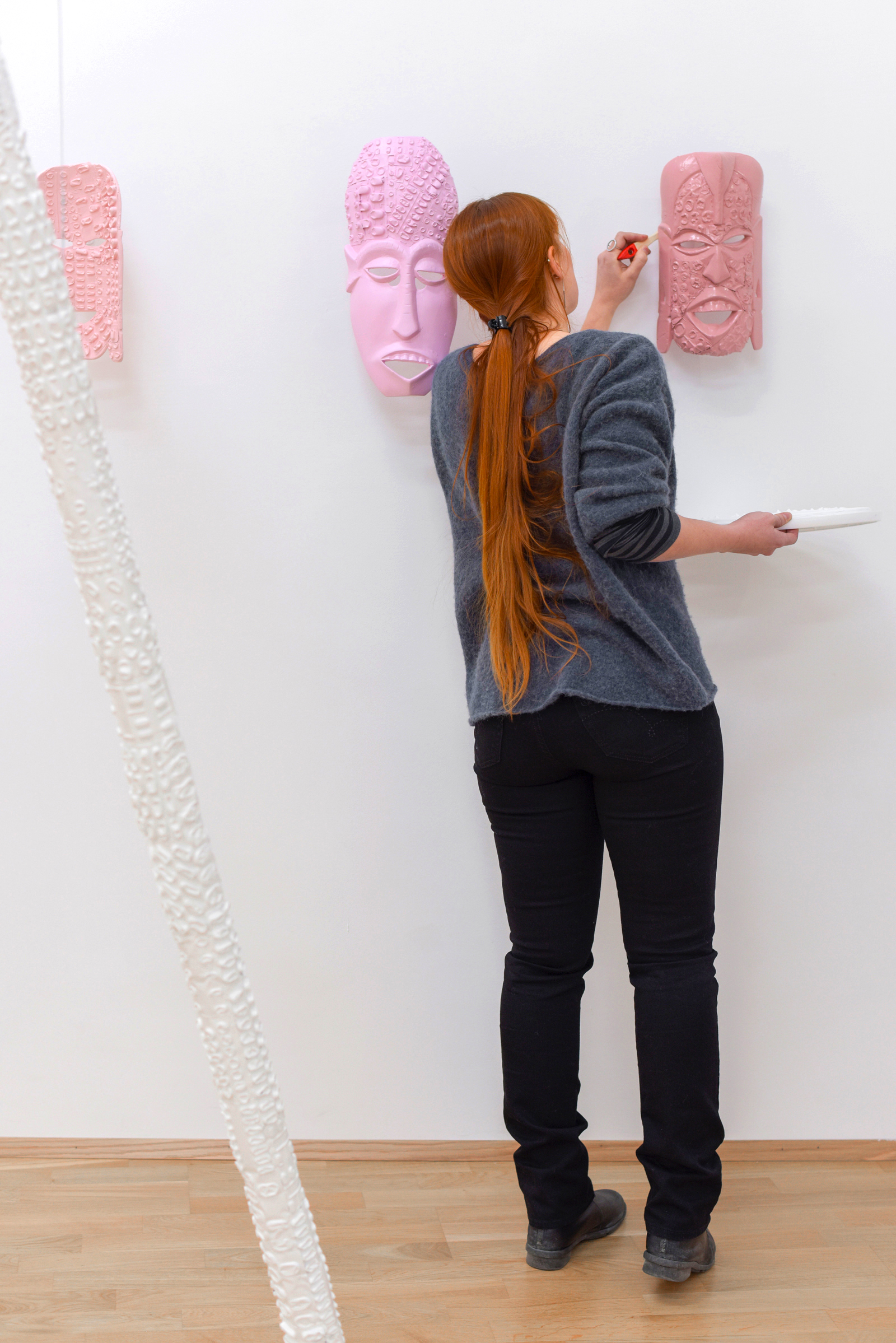 INSTALLATION PROCESS, GALLERY ARCC.ART, spring 2018