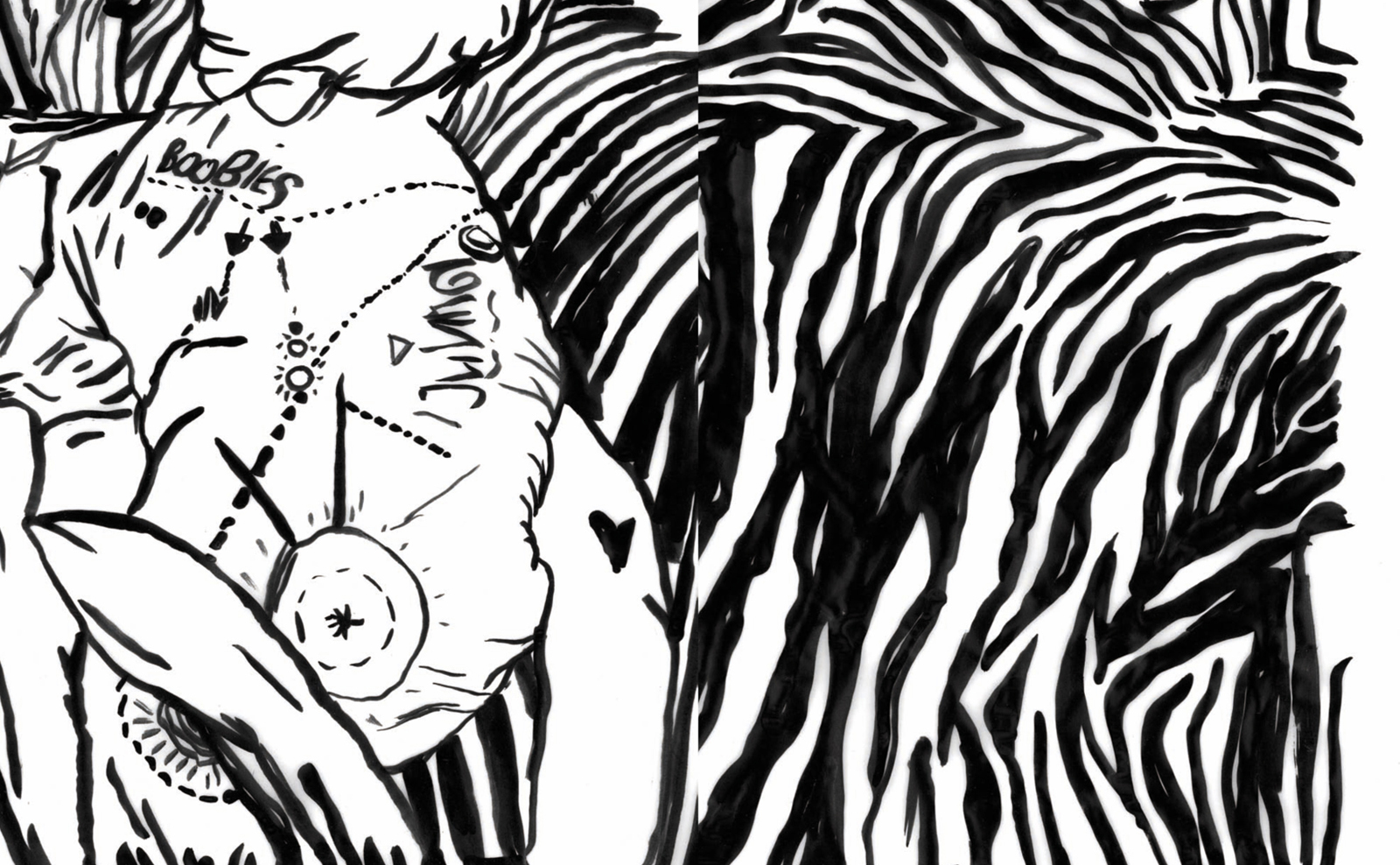 DETAIL of A DRUGTALE, page 76/77
