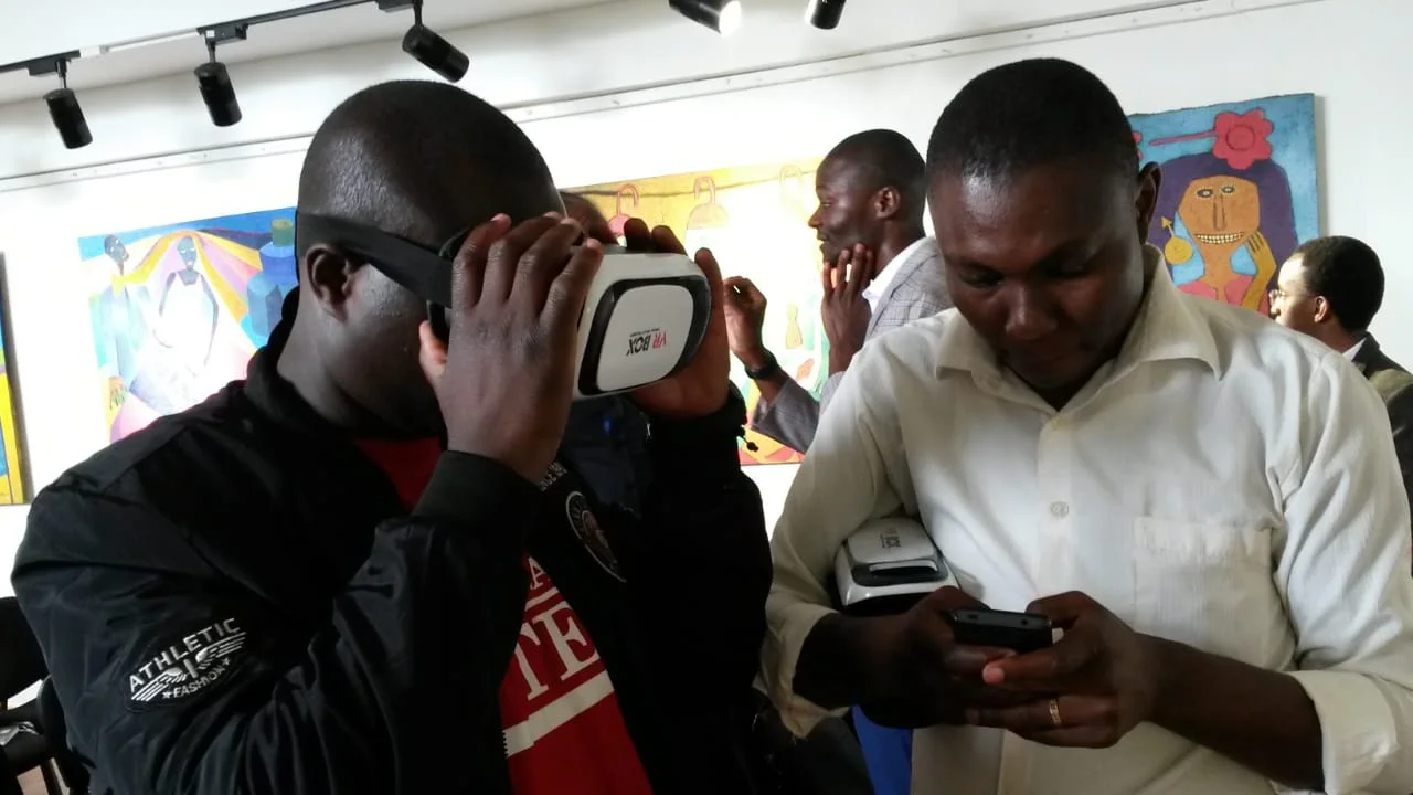Public screening of our Climate Change VR film at the British Institute of Eastern Africa