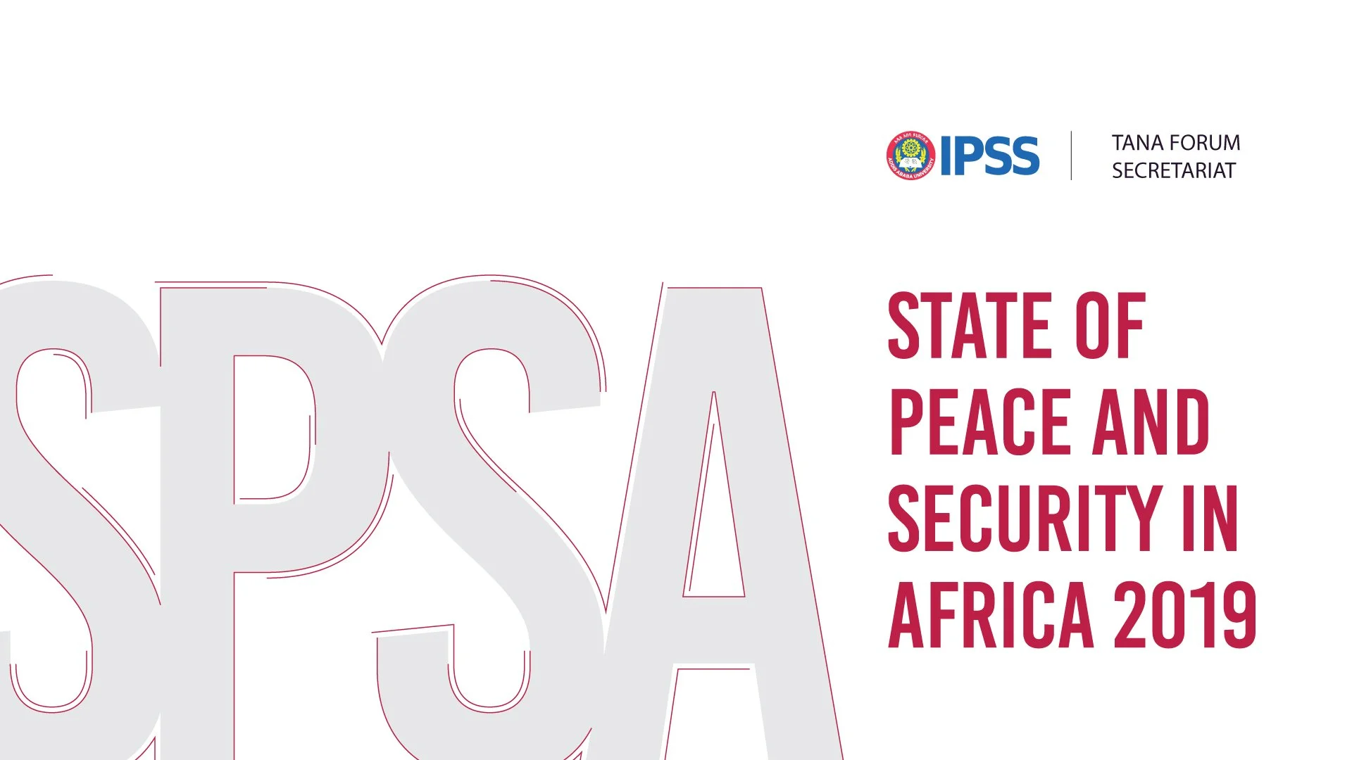 Tana Forum 2019 | The State of Peace and Security in Africa Report | The Youth Cafe