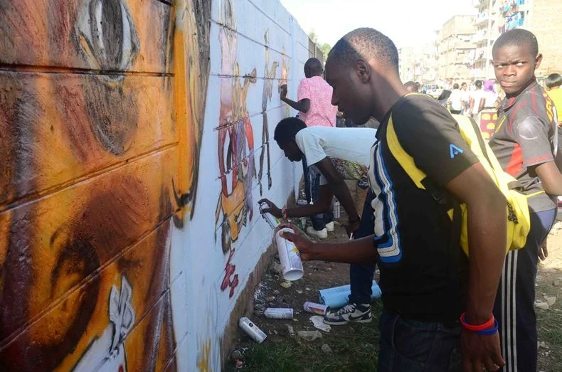 Graffiti In Mathare North As A Struggle For Youth Voices And Initiatives | The Youth Cafe