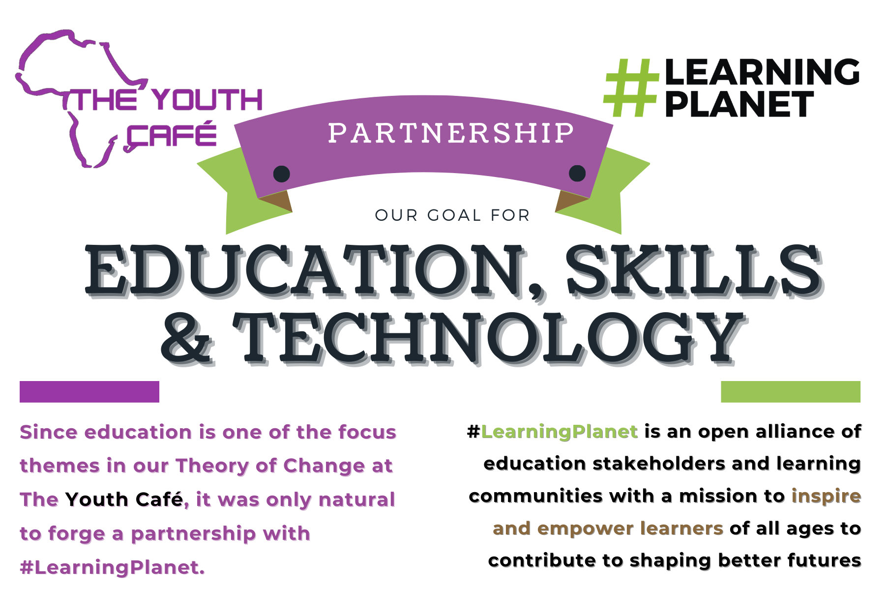 The Youth Café Partnership With #LearningPlanet