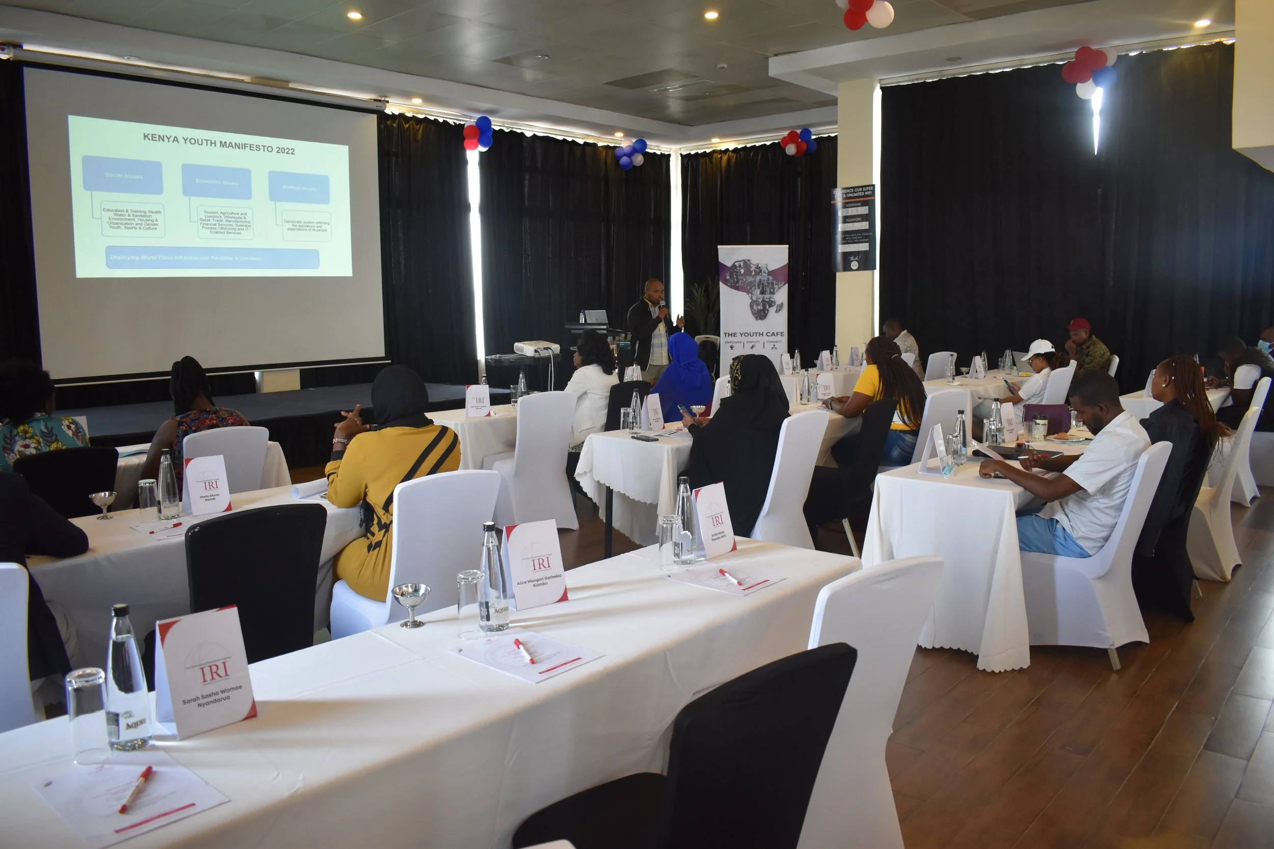 The Kenya Youth Manifesto 2022 Technical Working Group Workshop.