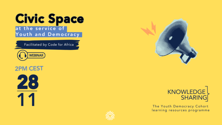 Youth Democracy Cohort | Knowledge Sharing Program Event on Civic Space