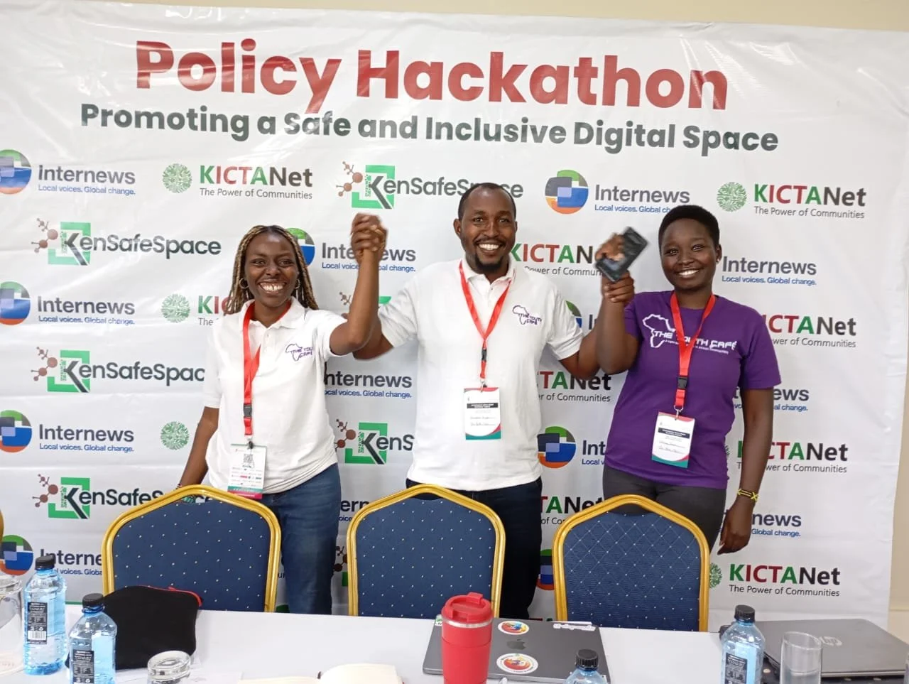 The Youth Cafe Wins KenSafe Policy Hackathon on Safe and Inclusive Digital  Spaces in Kenya