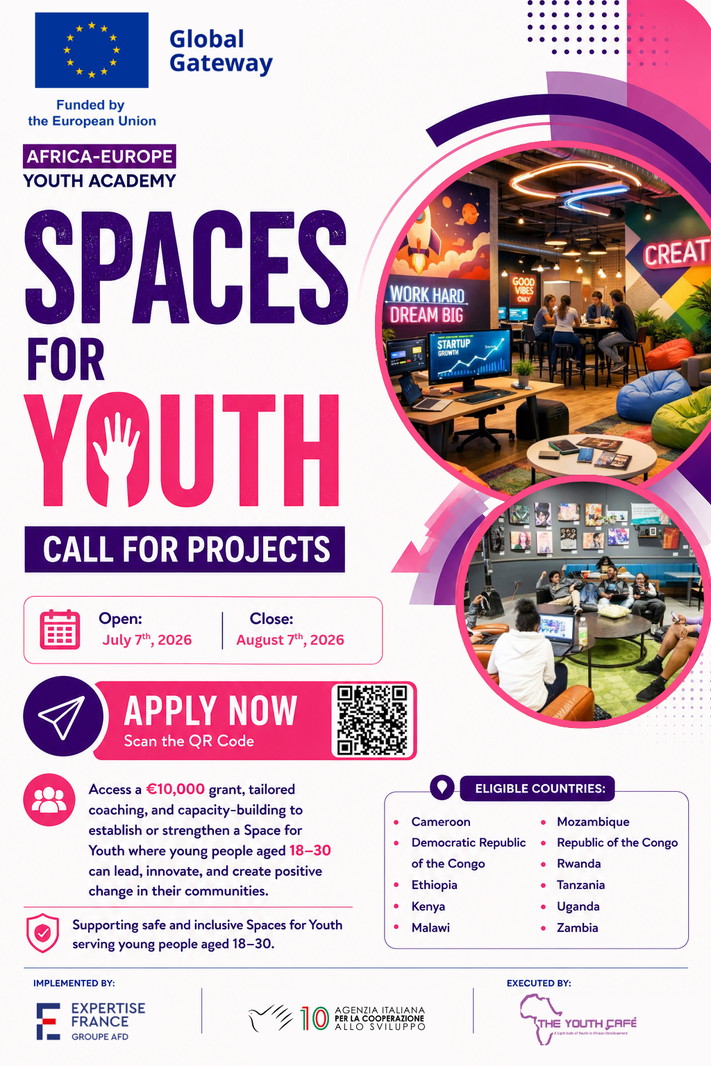 Spaces For Youth — The Youth Cafe | A Light Bulb of Youth In African ...