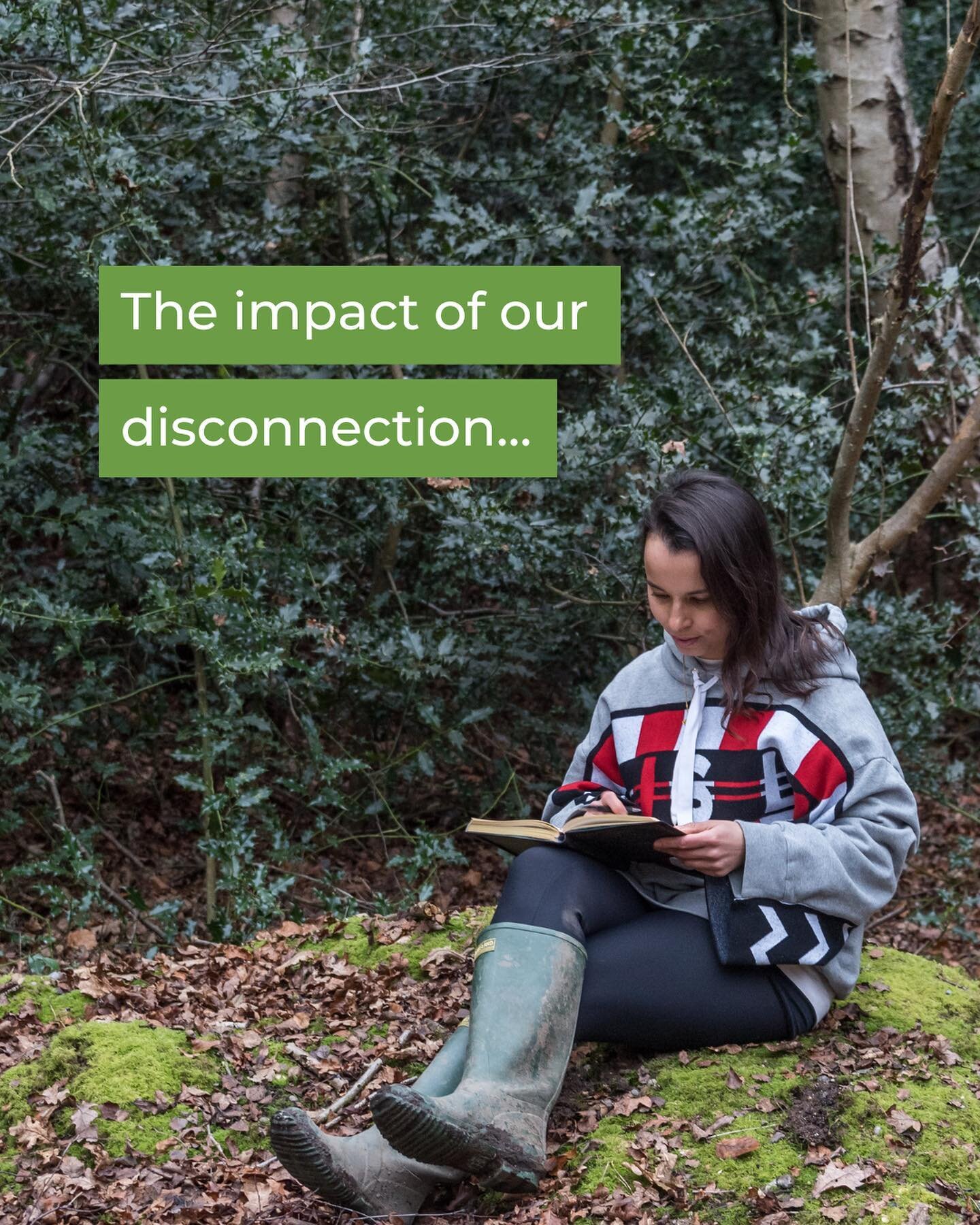 The impact of our disconnection on ourselves, those we love, our communities, and nature 🌿

We humans are social animals who, through evolution, are hard wired for CONNECTION. Yet we are facing a crisis of disconnection. 

We can often disconnect fr