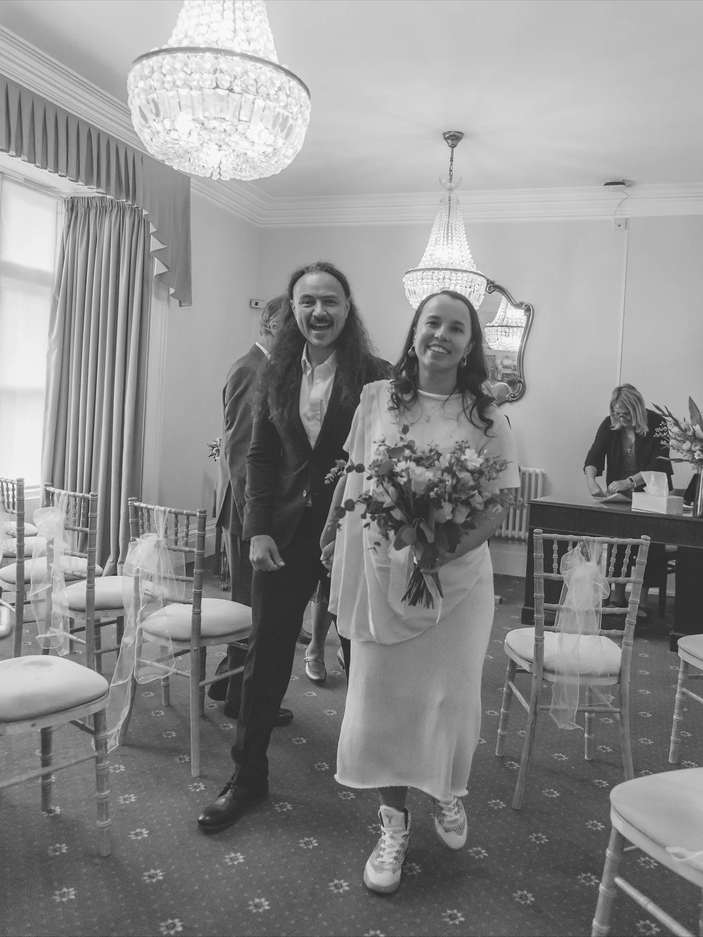 One year since our suitably low key wedding, and 10 and a bit years together. Grateful to walk this life with you @sneakernomicz 😘

And so grateful we got so celebrate it a year ago with my Ammamma, who we said our final goodbye to today 💛

Wedding