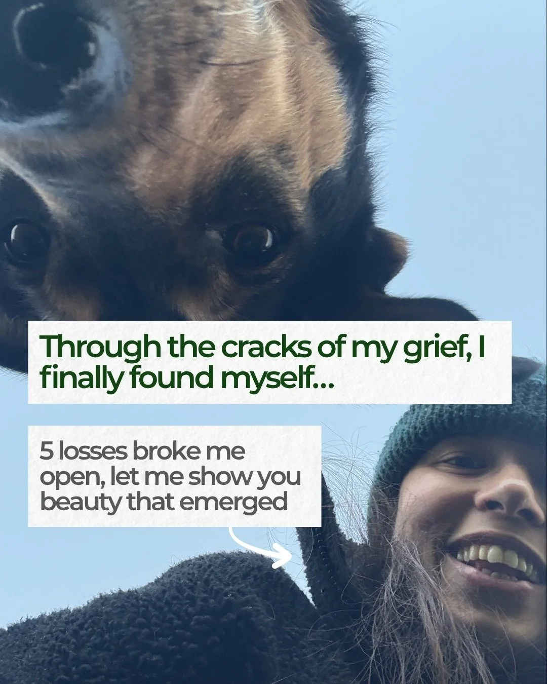 Grief didn&rsquo;t just change me, it rearranged me. 

And through the cracks of my grief, I was surprised to finally find myself. 

With a deeper understanding of myself, and new blooms for a beautiful life. 

If you&rsquo;re in the weeds of grief, 