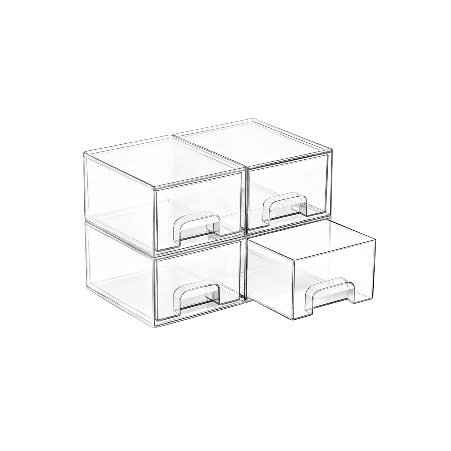 Clear Stackable Storage Drawer